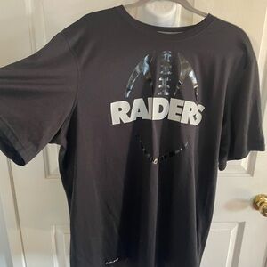 NFL Raiders Black Short Sleeve Tee
